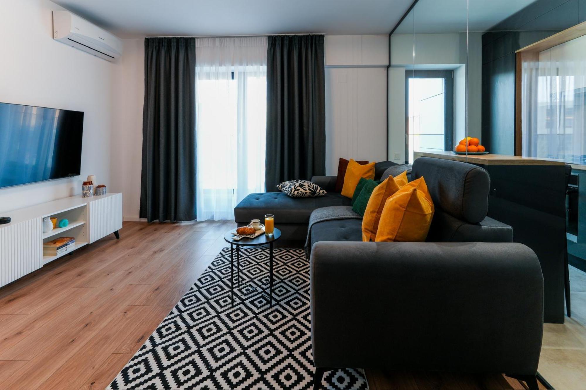 Sandra - Park-View Apt With Balcony & Parking Bucareste Exterior foto